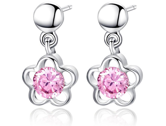 925银晶石耳坠HDJ00805